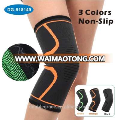 Extreme Comfort anti slip Compression knee support sleeve brace for Pain Relief, Sports, Running, Jogging, Lifting, and Arthrit